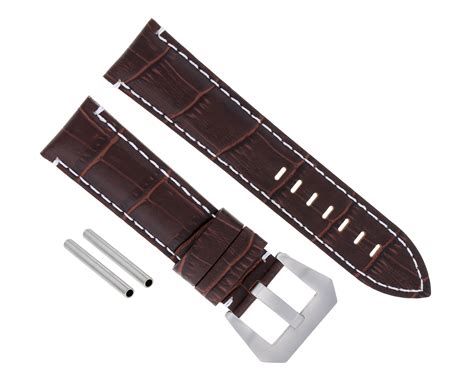 panerai luminor brown leather strap|aftermarket panerai watch straps.